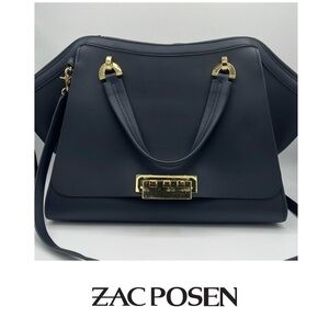 ZAC Zac Posen Eartha Iconic Jumbo Double Handle Satchel Crossbody Bag